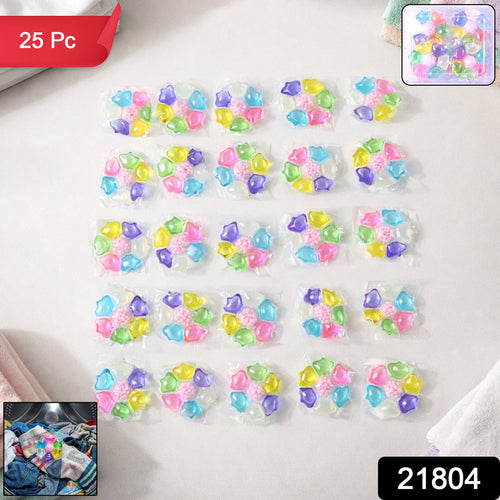 multicolor laundry capsules