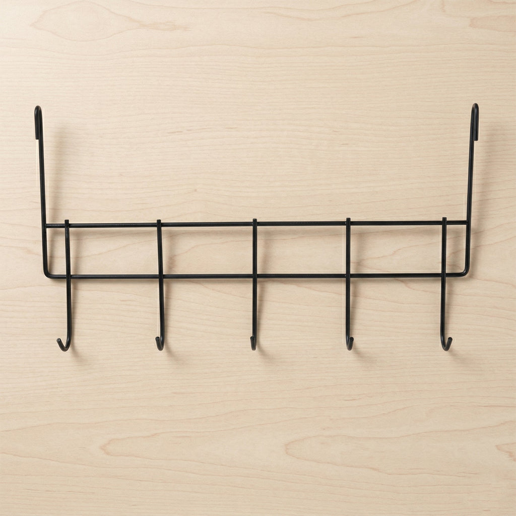 space saving door hook rack