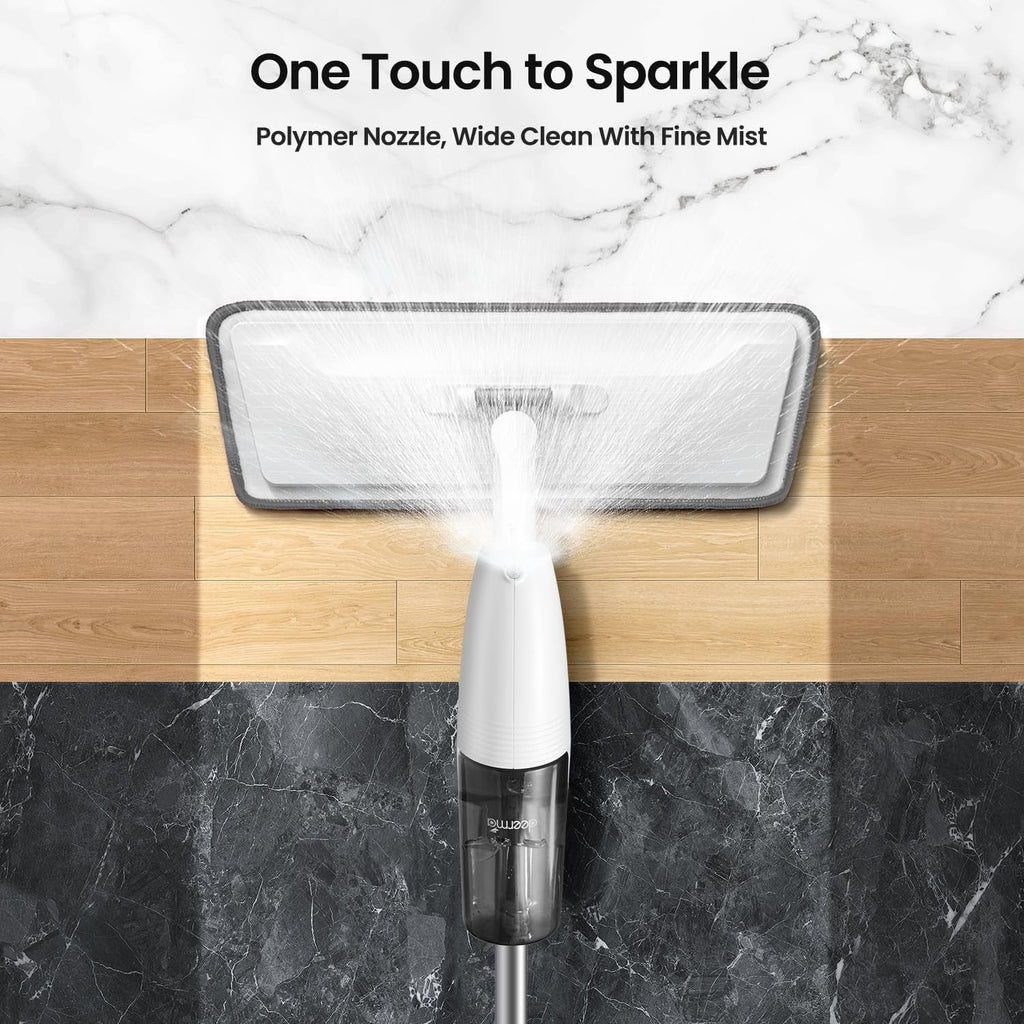  floor cleaning spray mop with microfiber pad