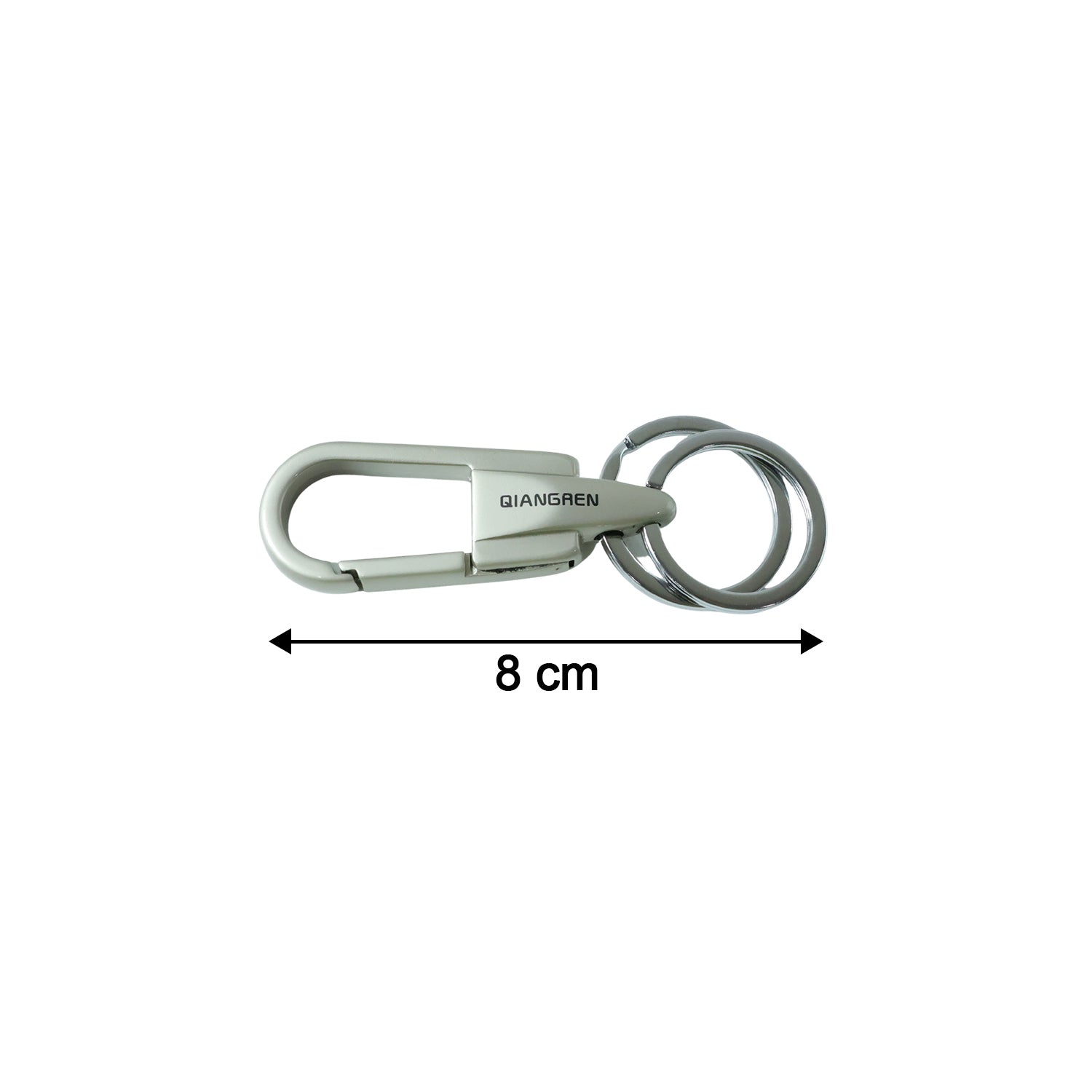 Heavy Duty Metal Key Holder Carabiner Clip Keychain (1 Pc)
